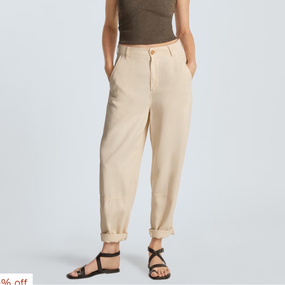 Everlane cream Chino pant
